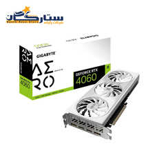 کارت گرافیک گیگابایت مدل GIGABYTE GeForce RTX 4060 AERO OC 8G ظرفیت 8 گیگابایت